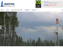 Tablet Screenshot of akita-drilling.com